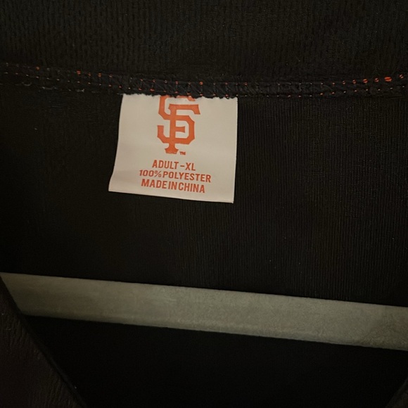 SF Giants Gigantes Black Replica Jersey XL 2023 San Francisco SGA Shirt - Picture 5 of 6